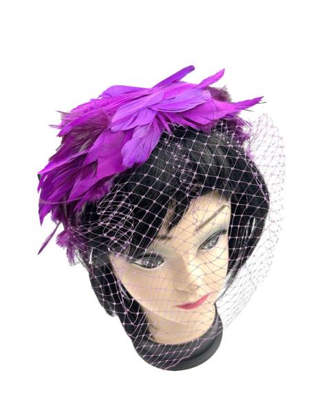 DIADEMAS DE INVITADA DE PLUMAS | VIESTA E INVITADA