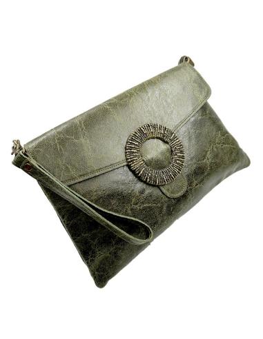 BOLSOS PIEL VERDES CAZA CARTERAS PARA DIA Y NOCHE | BOLSOS MUJER