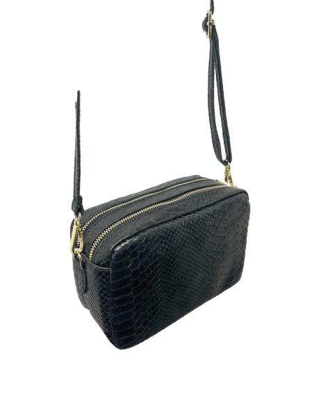 BOLSOS MUJER DE NEGROS DIBUJO SERPIENTE | BOLSOS MADRID