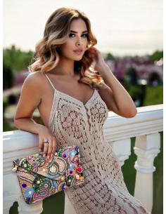 BOLSOS MUJER CARTERAS MULTICOLOR CON LENTEJUELAS | ACCESORIOS MODA INVITADA 2