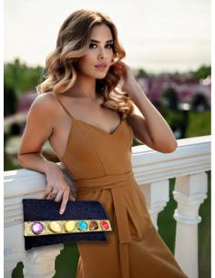 BOLSOS FIESTA AZULES MARINO CARTERAS CON PEDRERIA | ACCESORIOS BODAS 2