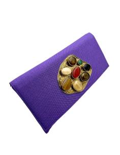 BOLSOS FIESTA MORADOS CARTERAS BODAS CON PEDRERIA | COMPLEMENTOS MUJER