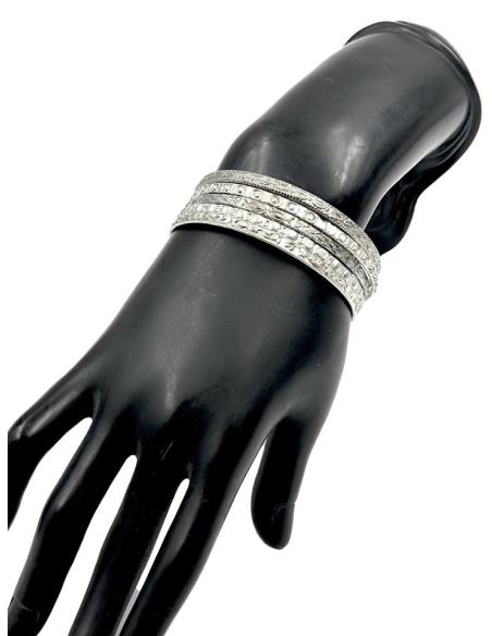 PULSERAS PLATEADAS FINAS INDIAS BOHEMIAS | ACCESORIOS MUJER