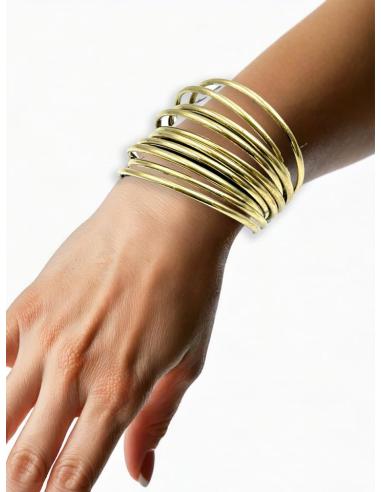 PULSERAS DORADAS FINAS ESTILO SEMANARIO BOHO | ACCESORIOS MUJER