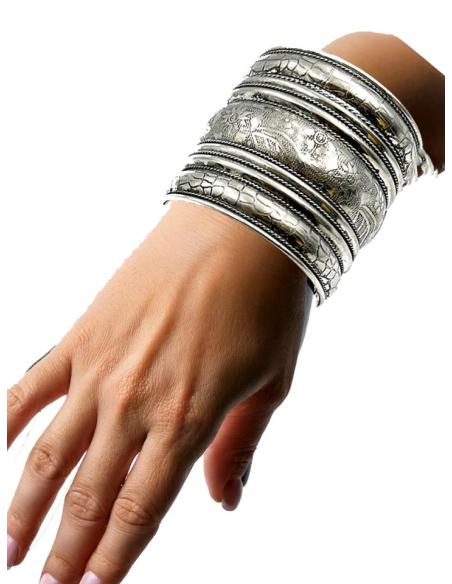 PULSERAS PLATEADAS BRAZALETES ANCHOS BOHEMIOS | JOYAS TRIBALES