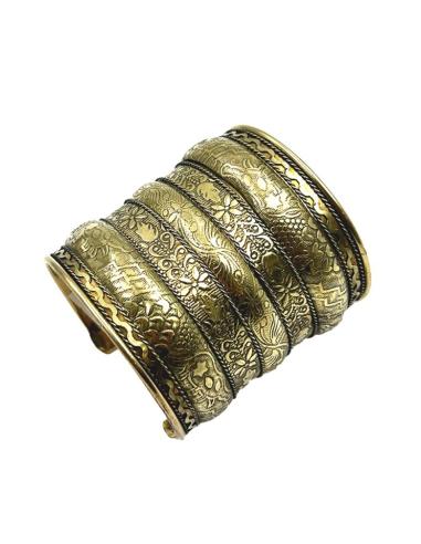 PULSERAS DORADAS BRAZALETES ANCHOS BOHEMIOS | JOYAS TRIBALES