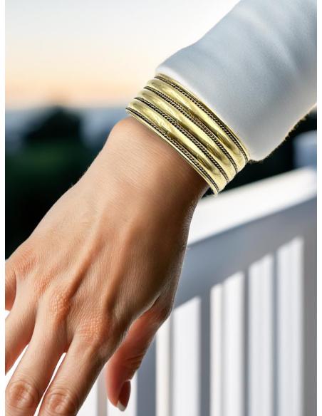 PULSERAS MUJER DORADAS BOHO BRAZALETES TRIBALES | ACCESORIOS BOHO