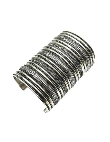 BRAZALETES MUJER PLATEADOS ETNICOS PULSERAS ANCHAS | JOYAS AFRICA