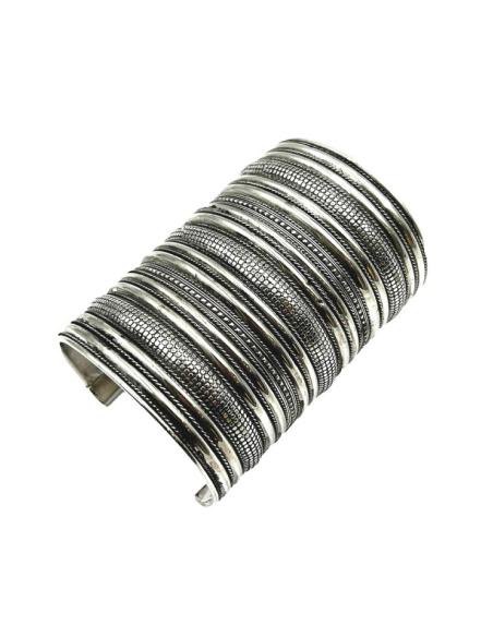 BRAZALETES MUJER PLATEADOS ETNICOS PULSERAS ANCHAS | JOYAS AFRICA