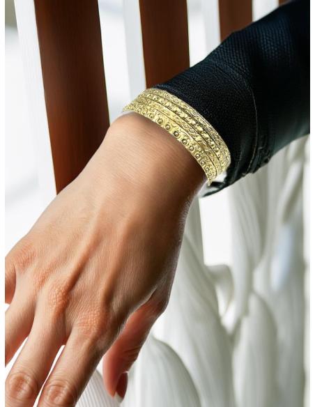 PULSERAS DORADAS FINAS INDIAS BOHEMIAS | ACCESORIOS MUJER