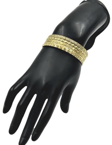 PULSERAS DORADAS FINAS INDIAS BOHEMIAS | ACCESORIOS MUJER