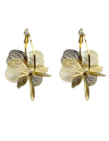 PENDIENTES DORADOS PARA MUJER DE AROS...