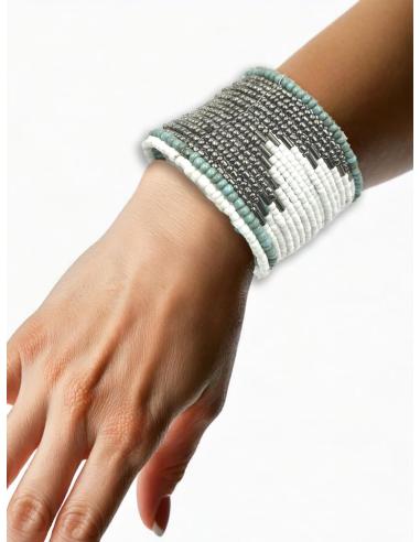 PULSERAS IBICENCAS ANCHAS BLANCAS AZULES PLATEADAS | ACCESORIOS VERANO