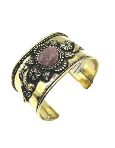 PULSERAS MUJER BRAZALETES DORADOS CON PIEDRA | ACCESORIOS MUJER