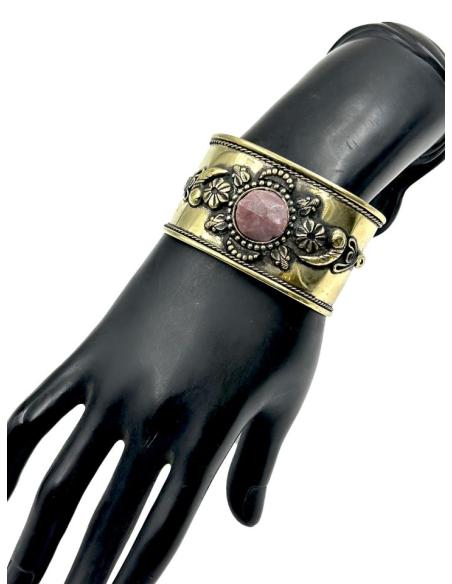 PULSERAS MUJER BRAZALETES DORADOS CON PIEDRA | ACCESORIOS MUJER