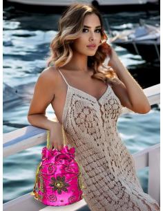 BOLSOS FIESTA FUCSIAS BOMBONERA LIMOSNERA BODAS | BOLSOS MUJER 2