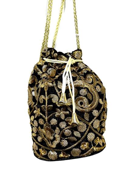 BOLSOS NEGROS Y DORADOS LIMOSNERAS BOMBONERAS BODA | BOLSOS MUJER