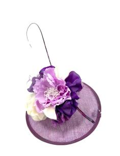 TOCADOS MORADOS CON FLORES Y RAKI PARA BODAS | TOCADOS DE DIA 2