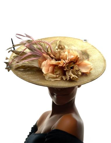 TOCADOS DORADOS ELEGANTES PARA BODAS DE DIA | TOCADOS MUJER