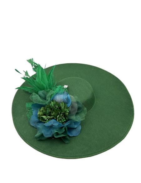TOCADOS VERDES PARA BODAS CON PLUMAS Y FLORES | TOCADOS DE DIA