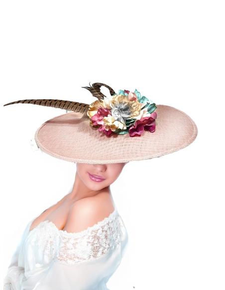TOCADOS ROSAS NUDE PARA INVITADAS DE BODAS | PAMELAS DE DIA