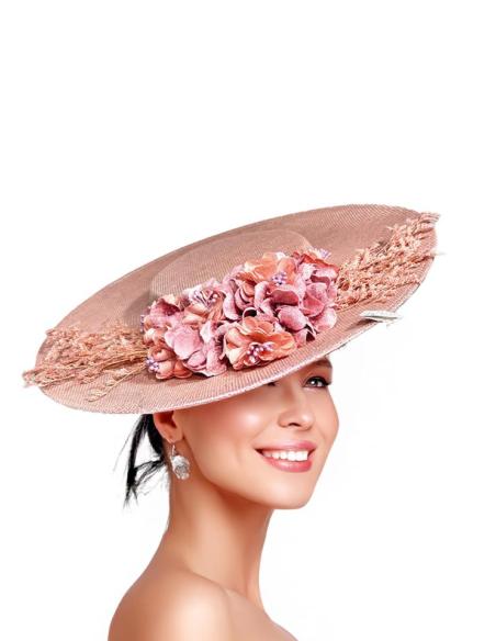 TOCADOS DE BODA ROSAS MAQUILLAJE CON FLORES SECAS | TOCADOS MUJER
