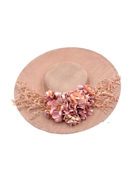 TOCADOS DE BODA ROSAS MAQUILLAJE CON FLORES SECAS | TOCADOS MUJER