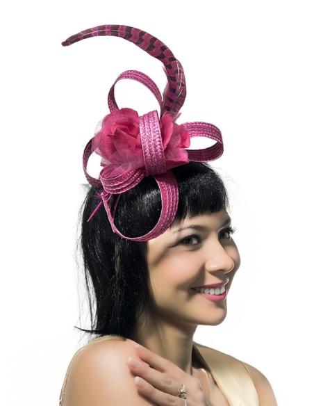 TOCADOS PEQUEÑOS BUGAMBILIAS PARA BODAS DE DIA | DIADEMAS FIESTA