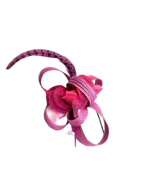 TOCADOS PEQUEÑOS BUGAMBILIAS PARA BODAS DE DIA | DIADEMAS FIESTA