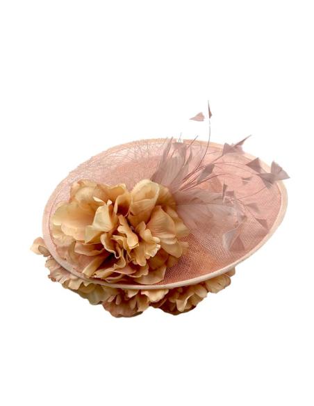 TOCADOS ELEGANTES ROSAS PARA MADRINAS E INVITADAS | TOCADOS BODA