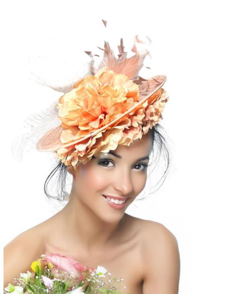 TOCADOS ELEGANTES ROSAS PARA MADRINAS E INVITADAS | TOCADOS BODA