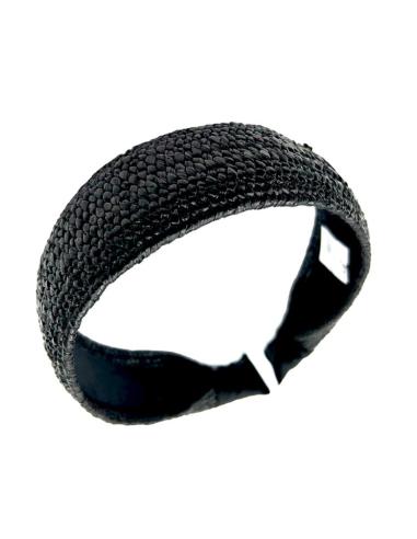 DIADEMAS MUJER NEGRAS DE ESTILO RAFIA | ACCESORIOS INVITADA