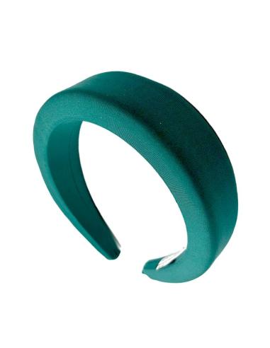 DIADEMAS MUJER VERDES OSCURO ANCHAS PARA BODAS | ACCESORIOS INVITADA