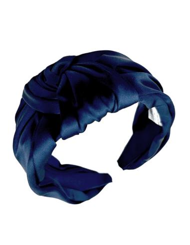 DIADEMAS MUJER AZULES MARINO NUDO TURBANTE BODAS | ACCESORIOS INVITADA