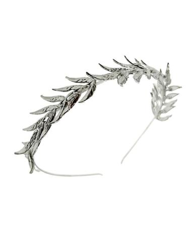 DIADEMAS PARA INVITADAS BODA PLATEADAS CON HOJAS | DIADEMAS PELO MUJER