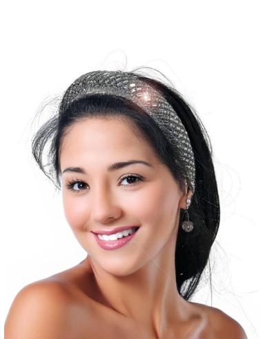 DIADEMAS PLATA VIEJA CON PEDRERIA FIESTA Y BODA | TOCADOS DIADEMA MUJER