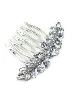 PEINETAS PARA BODAS PLATEADAS PEQUEÑAS DE CRISTAL | ACCESORIOS PELO