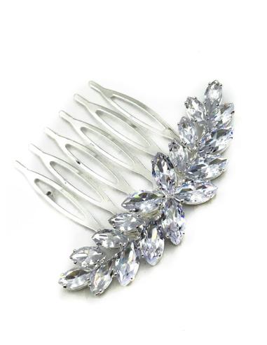 PEINETAS PARA BODAS PLATEADAS PEQUEÑAS DE CRISTAL | ACCESORIOS PELO