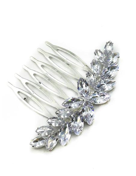 PEINETAS PARA BODAS PLATEADAS PEQUEÑAS DE CRISTAL | ACCESORIOS PELO