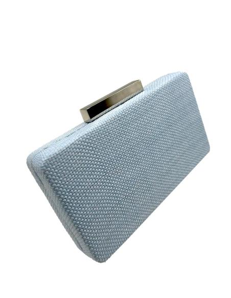 BOLSOS INVITADAS BODAS AZULES CLARO CLUTCH RAFIA | BOLSOS DE FIESTA