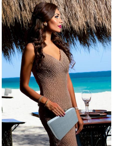 BOLSOS INVITADAS BODAS AZULES CLARO CLUTCH RAFIA | BOLSOS DE FIESTA