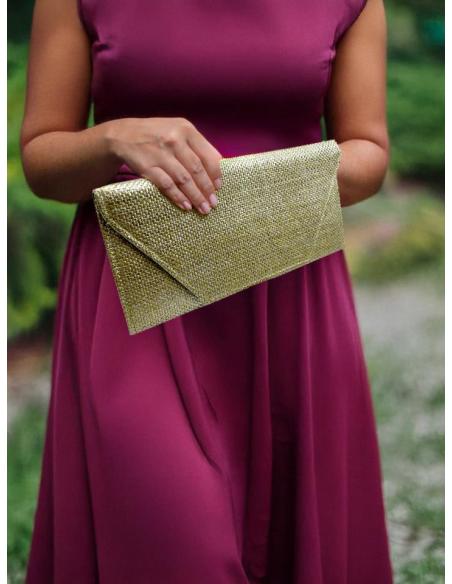BOLSOS BODA DORADOS VIEJO CARTERA ESTILO RAFIA | BOLSOS DE FIESTA