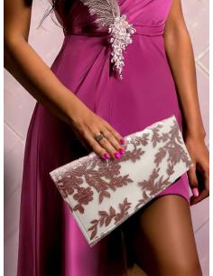 BOLSOS ROSAS NUDE CARTERAS ELEGANTES DE ENCAJE | BOLSOS MUJER 2