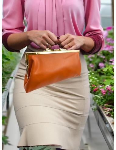 BOLSOS BODA Y BAUTIZO NARANJAS MUY ESPACIOSOS | BOLSOS DE FIESTA