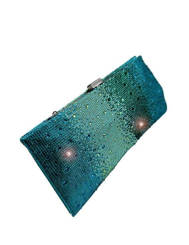 BOLSOS DE FIESTA AZULES CON PEDRERIA SOFISTICADA | BOLSOS BODA