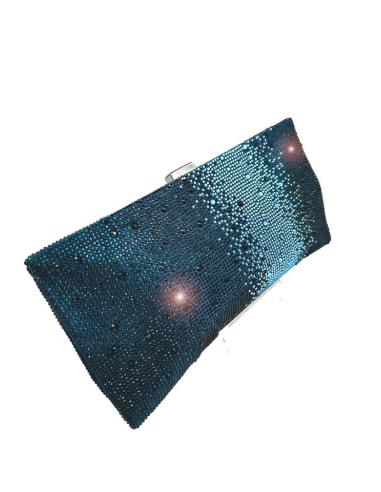 BOLSOS DE FIESTA AZULES MARINO CON PEDRERIA CHIC | BOLSOS BODA