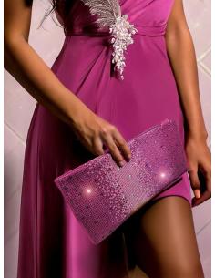 BOLSOS DE FIESTA FUCSIAS CON PEDRERIA SOFISTICADA | BOLSOS BODA 2