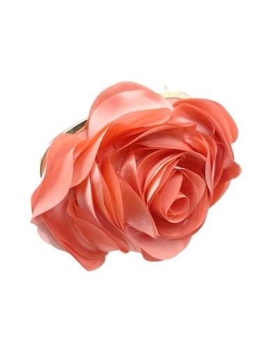 BOLSOS CORALES ELEGANTES FLOR VISTOSA Y BOQUILLA | BOLSOS DE FIESTA