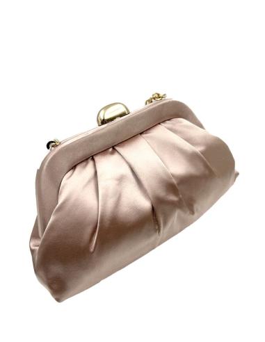 BOLSOS ROSAS INVITADAS Y MADRINAS BODAS EN SATEN | BOLSOS FIESTA CARTERAS