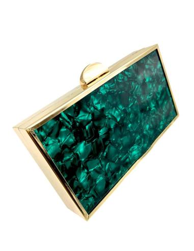 BOLSOS BODA VERDES ESTILO CAREY ANACARADO | BOLSOS DE FIESTA